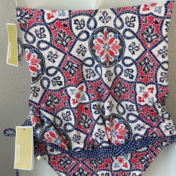 NWT MICHAEL Michael Kors Tankini Top and Bottoms Size XS - Picture 6 of 8